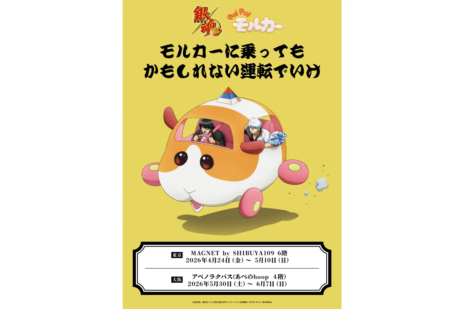 銀魂×PUI PUI モルカー　POP UP STORE　～モルカーに乗ってもかもしれない運転でいけ～_4