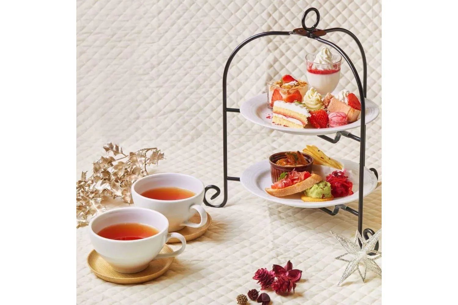 【AtoZcafe★冬のいちごアフタヌンティー】旬のいちごを堪能【A to Z cafe】_1