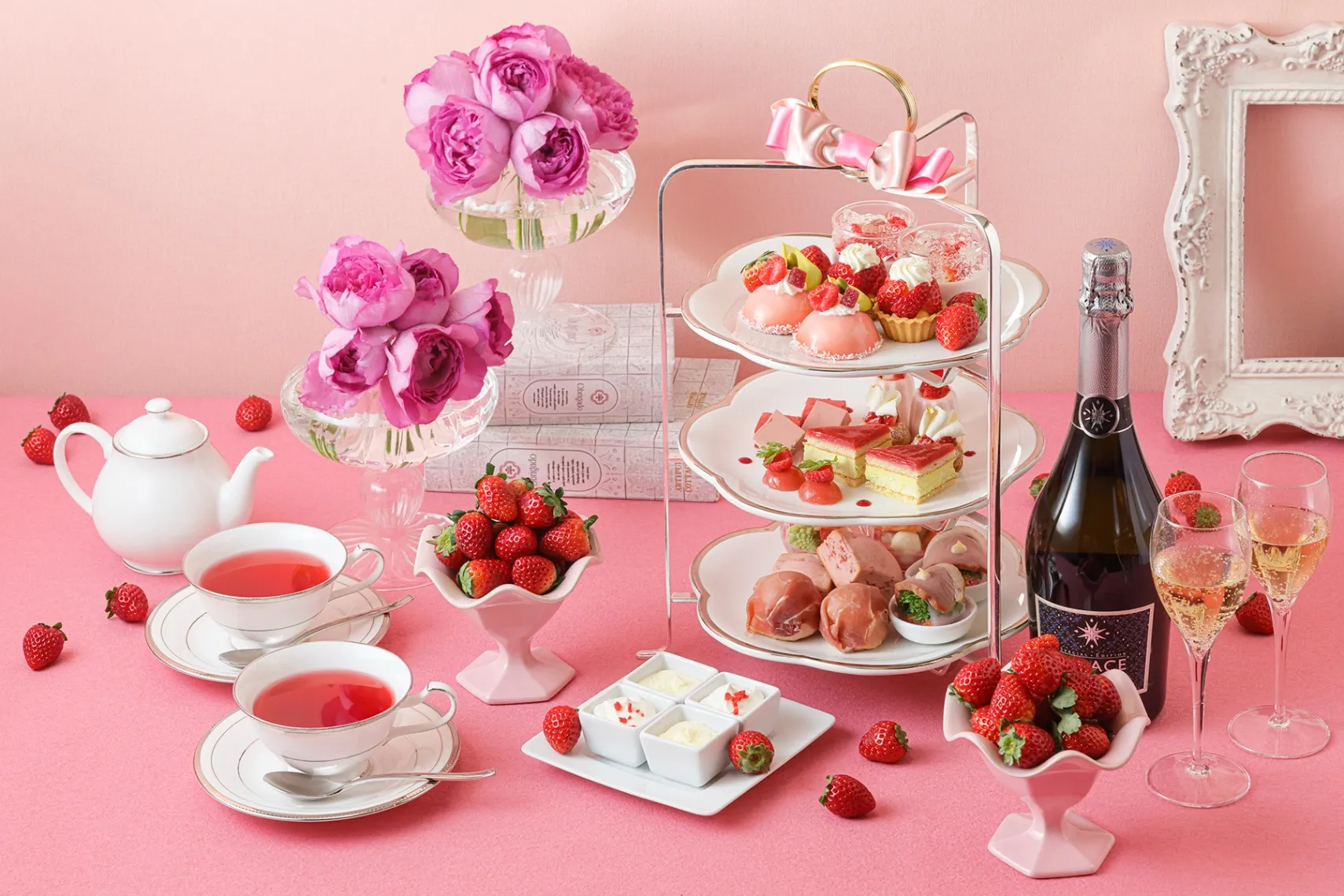 あまおうアフタヌーンティーセット【グランドニッコー東京 台場】