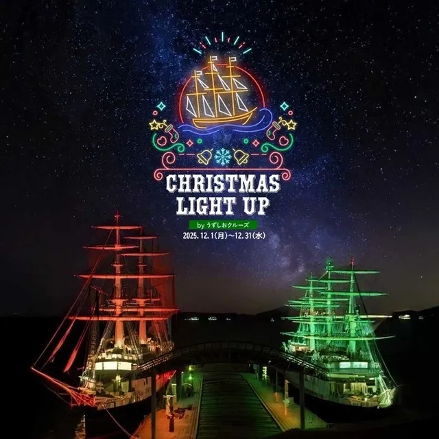 うずしおクルーズ クリスマスライトアップ