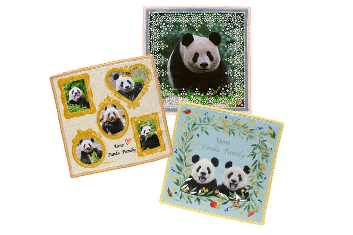 上野松坂屋 パンダ クリアカード1枚、クリアファイル1枚、カード