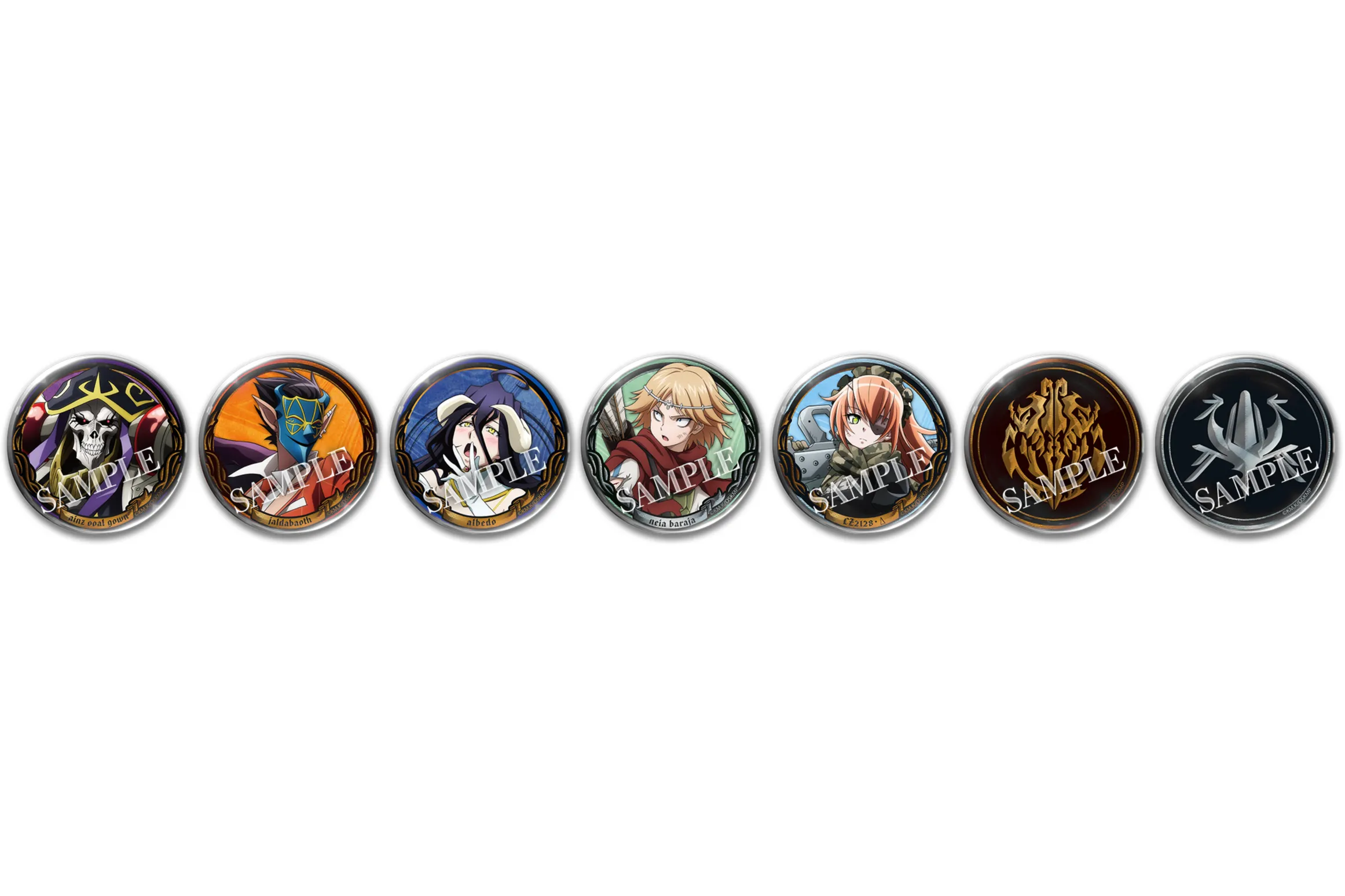 劇場版　オーバーロード　聖王国編　缶バッジ　コンプリートセット 単品販売】劇場版「オーバーロード」聖王国編 トレーディング缶