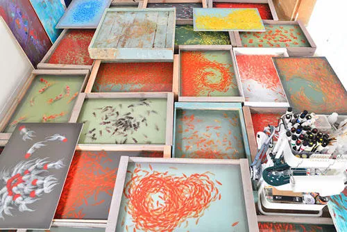 【正月特価！極美品！初版！サイン署名イラスト】深堀隆介作品集 平成しんちう屋 深堀隆介作品集 平成しんちう屋｜求龍堂