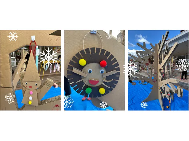 ダンボールでクリスマスオーナメントを作ろう！