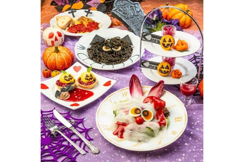 絵本の国のハロウィンパーティーコース5品【絵本の国のアリス】_1