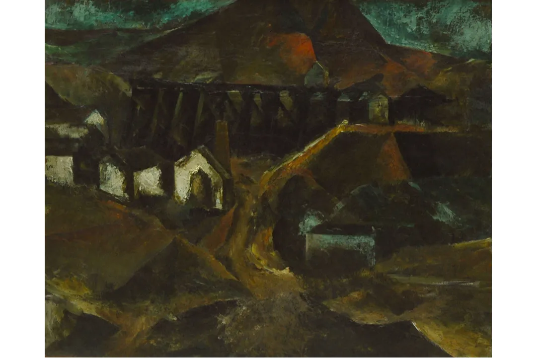 美術館展示品 版画　アンティーク 　野原 追悼 野見山暁治 野っ原との契約