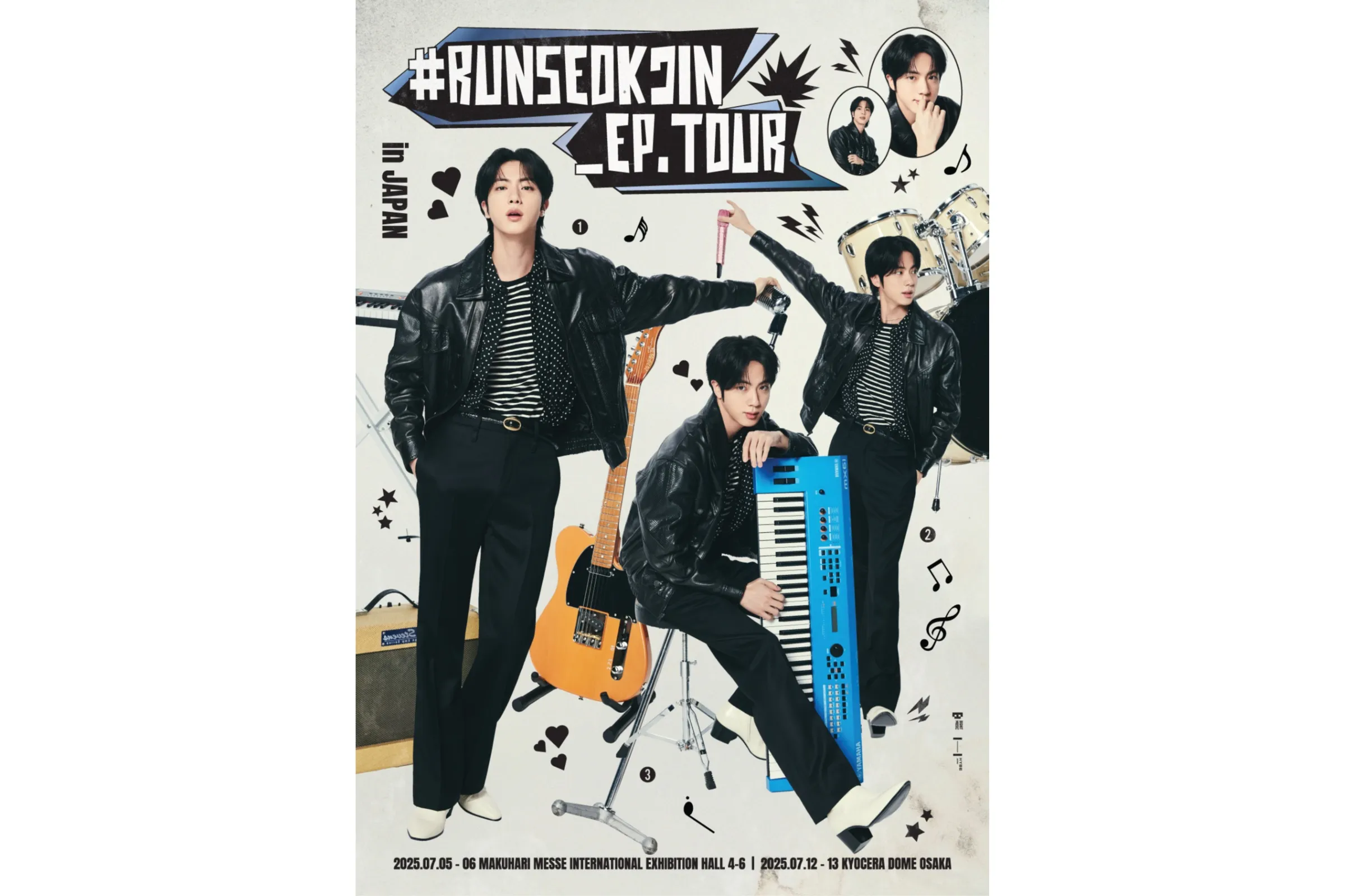 RUNSEOKJIN in JAPAN ツアーグッズ BTS ジンの日本公演「RUNSEOKJIN_EP.TOUR in JAPAN」の公式
