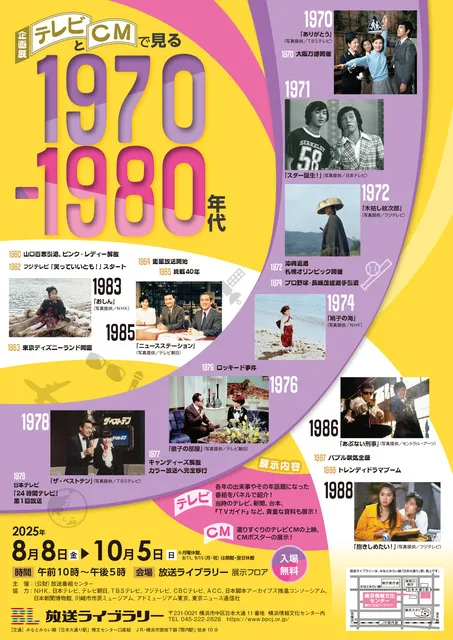 企画展 テレビとCMで見る1970-1980年代
