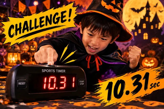 ハロウィンを取り戻そう！ジャストストップチャレンジ！