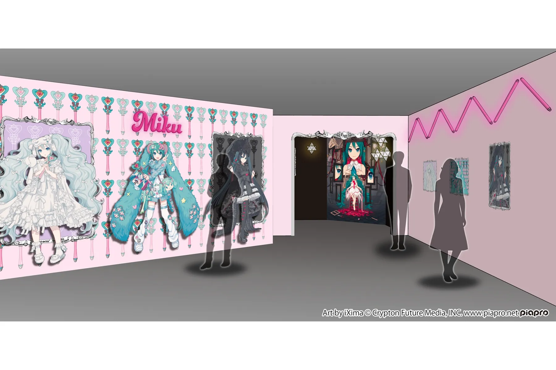 初音ミクとEko iXimaのミクストメディア展_2