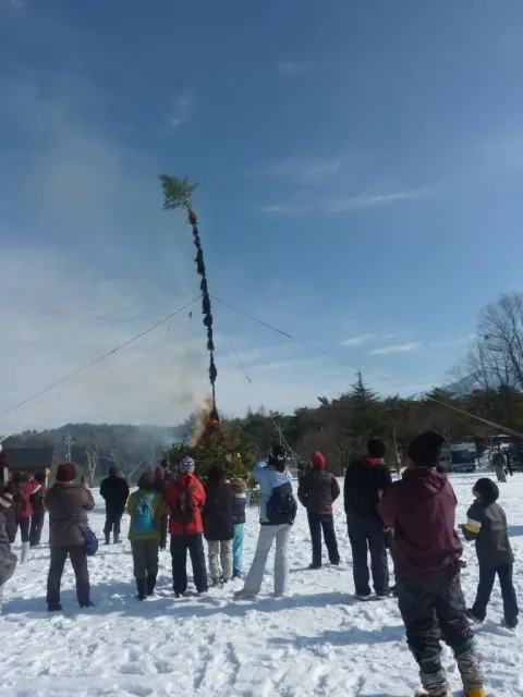 根の上高原　どんどやき