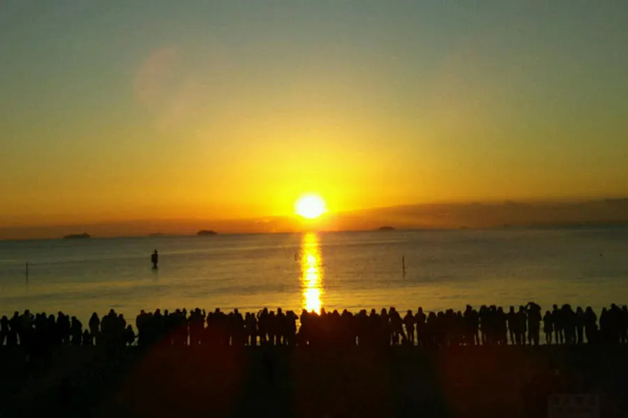 都立城南島海浜公園 初日の出_1