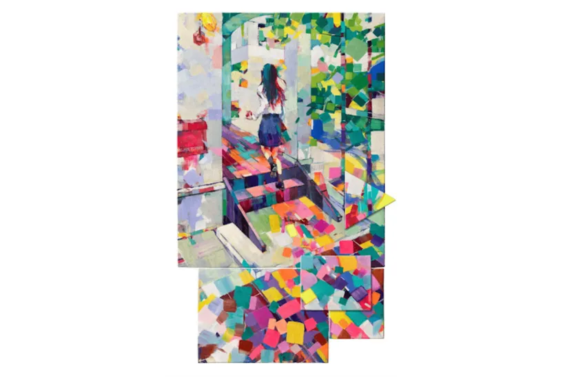 「GIFT」 古河原 泉 展 -いくえもの輪郭線をすべて壊したとする_4