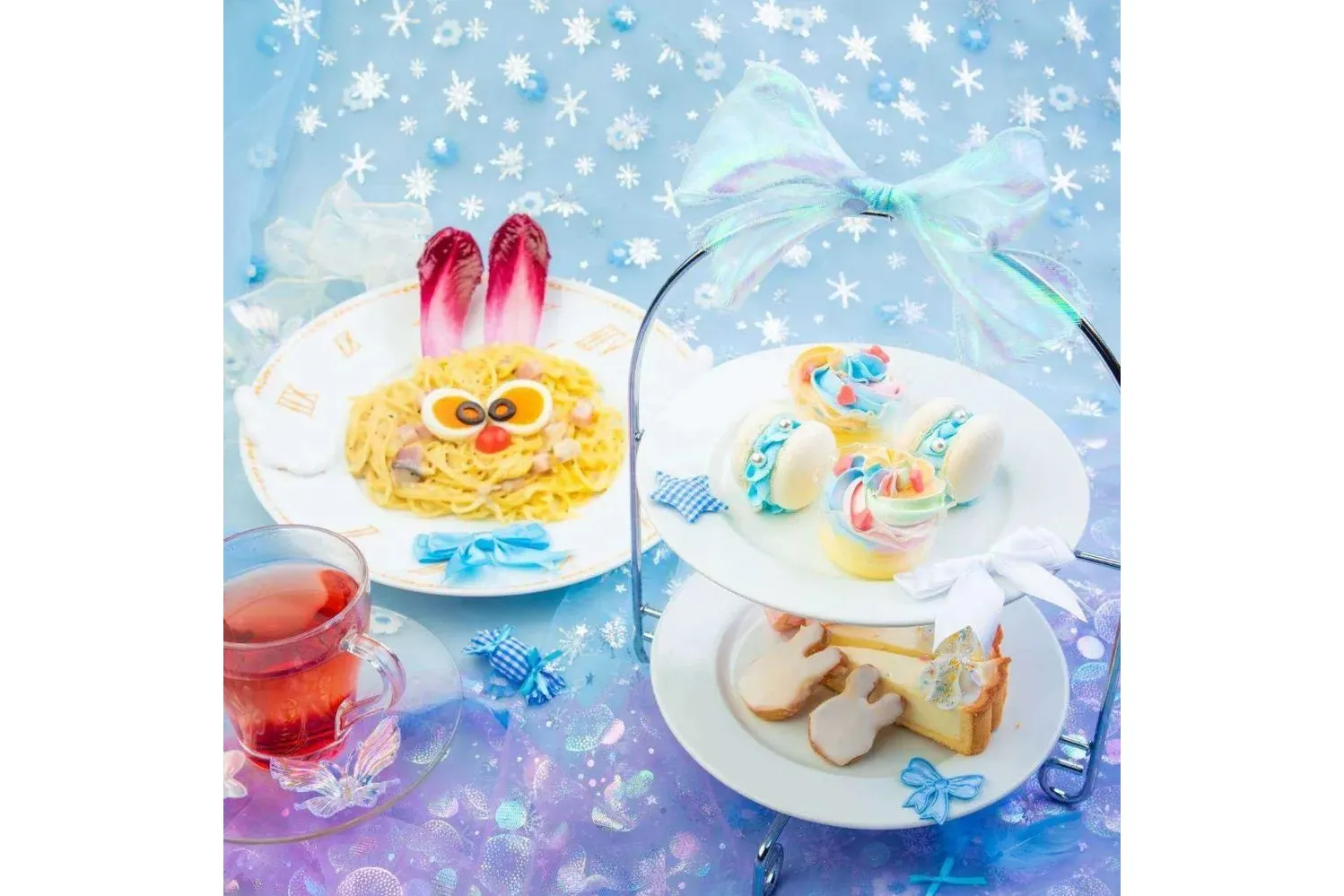 ランチ】【月～金限定】絵本のキャラクターアフタヌーンティー【絵本の