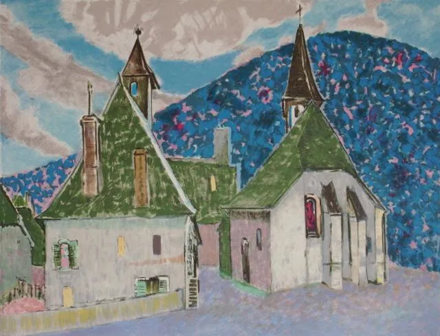 村山密展『ムルロ工房のオリジナルリトグラフ』