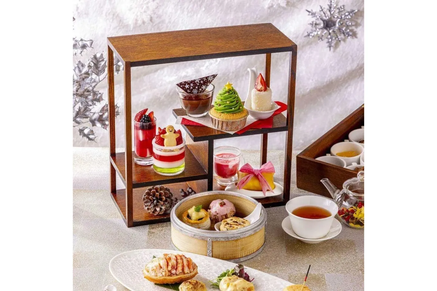 【クリスマス2024】フェスティブナイトアフタヌーンティー【ストリングスホテル東京インターコンチネンタル】_1