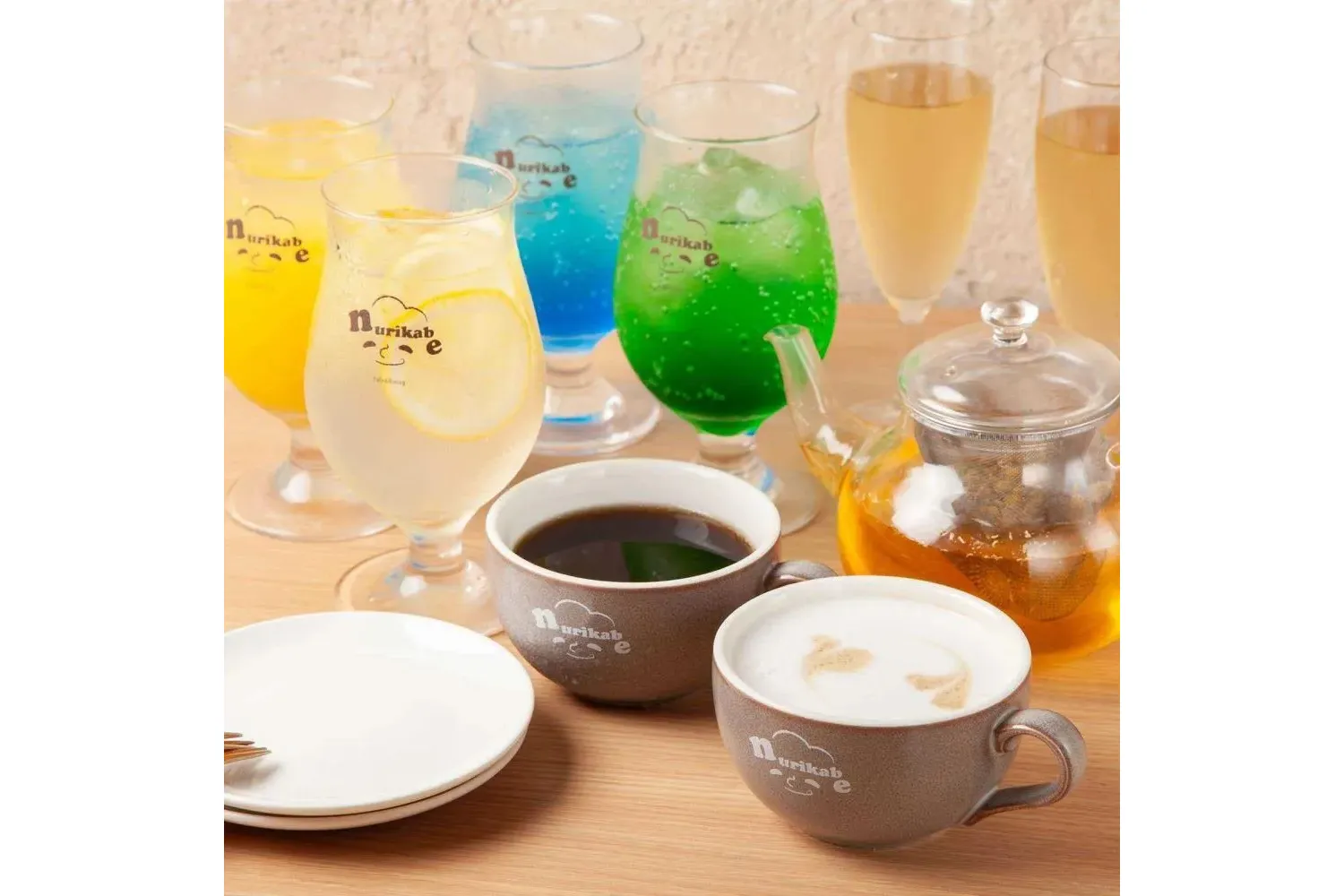 【アフタヌーンティー】香るチーズケーキを含むnurikabeスイーツ【cafe＆dining nurikabe【ヌリカベ】】_2