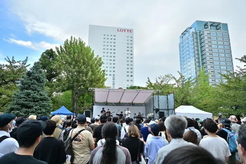 2024年の錦糸公園メインステージの様子