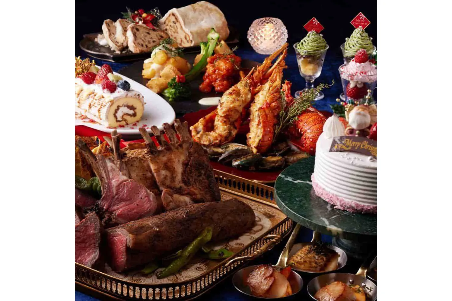 【Xmas2025】圧倒的眺望と聖夜を彩る豪華メニュー約100種【浅草ビューホテル】_1