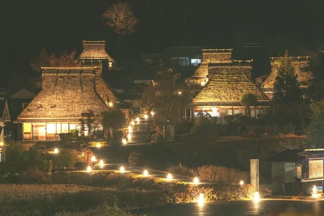 美山かやぶきの里「冬灯廊」