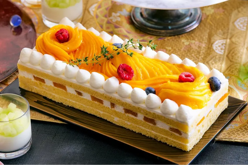 マンゴーショートケーキ