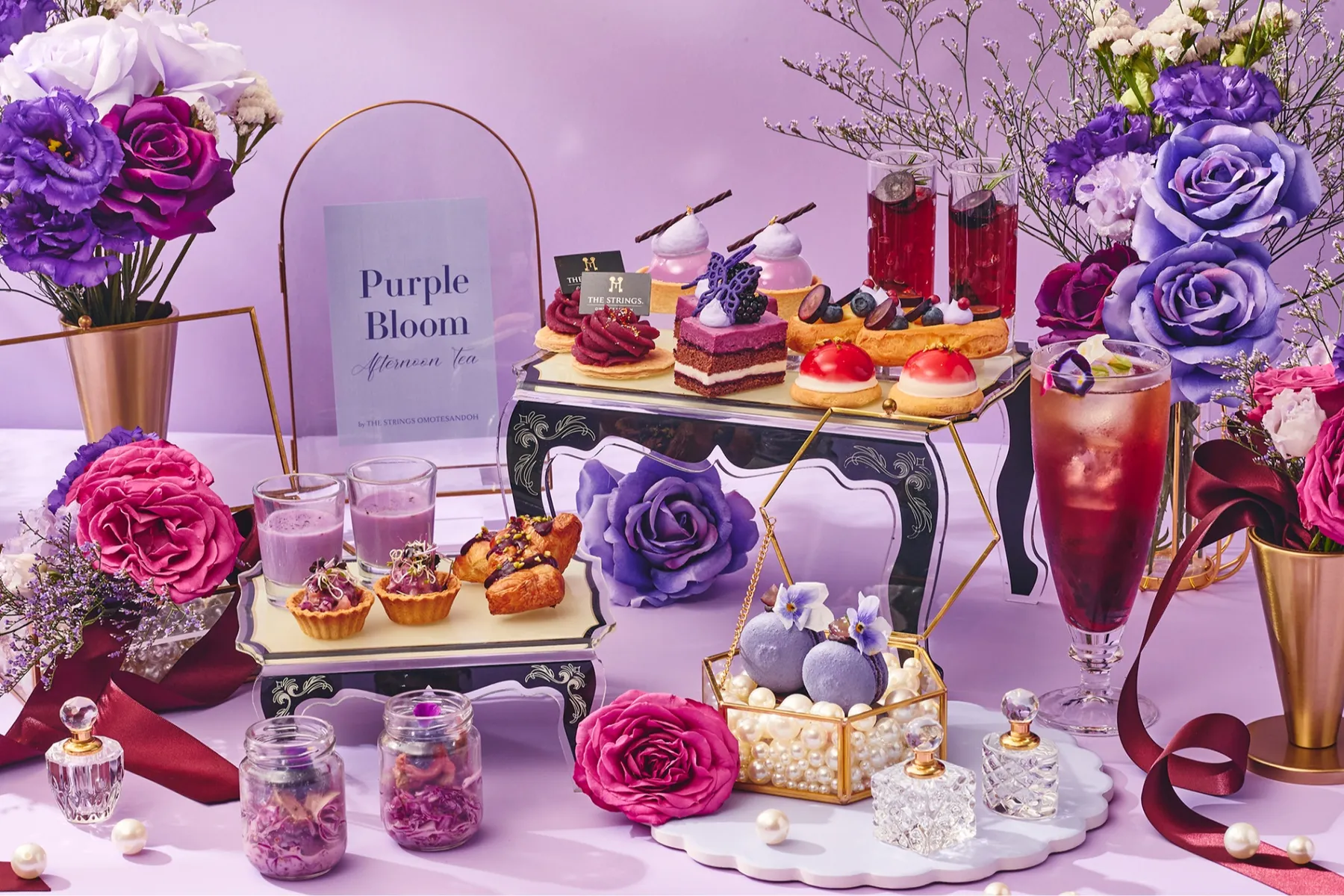 パープルブルームアフタヌーンティー（Purple Bloom Afternoon Tea）【ザ ストリングス 表参道】_2