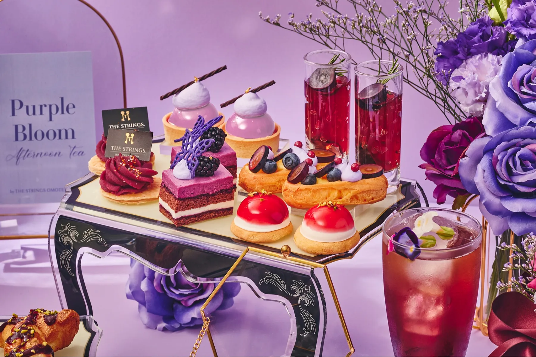 パープルブルームアフタヌーンティー（Purple Bloom Afternoon Tea）【ザ ストリングス 表参道】_3