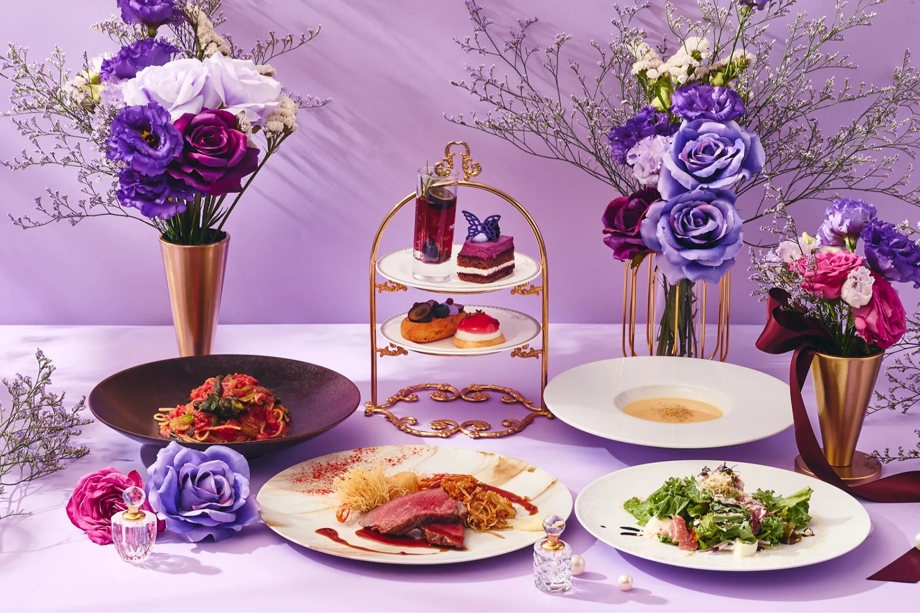 パープルブルームアフタヌーンティー（Purple Bloom Afternoon Tea）【ザ ストリングス 表参道】_5