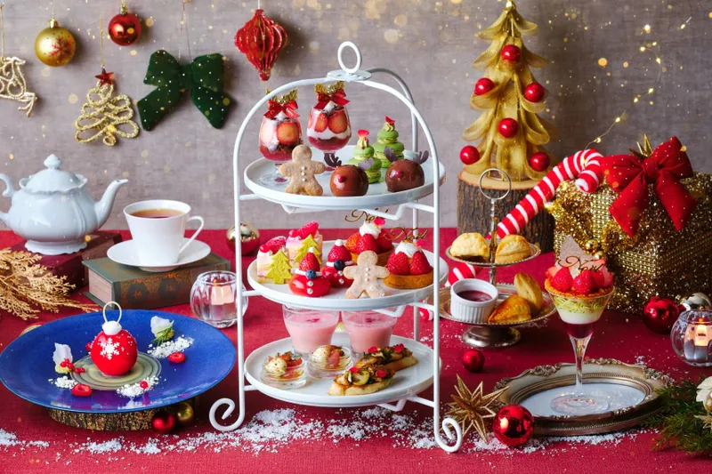 いちごづくしのクリスマスフェスティブアフタヌーンティー_1