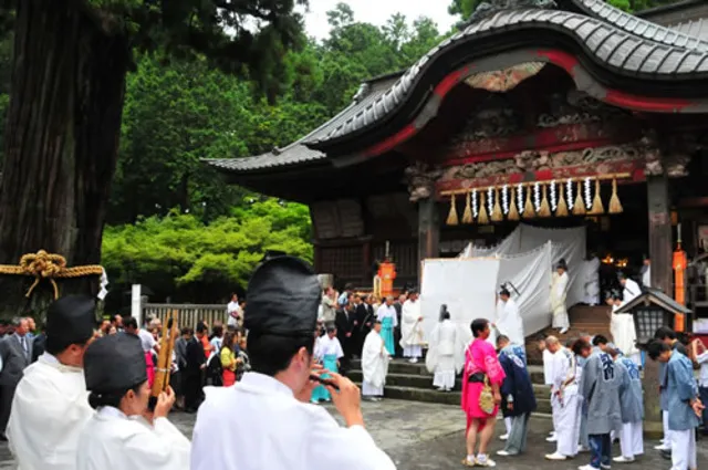 吉田の火祭り（鎮火祭）すすき祭り