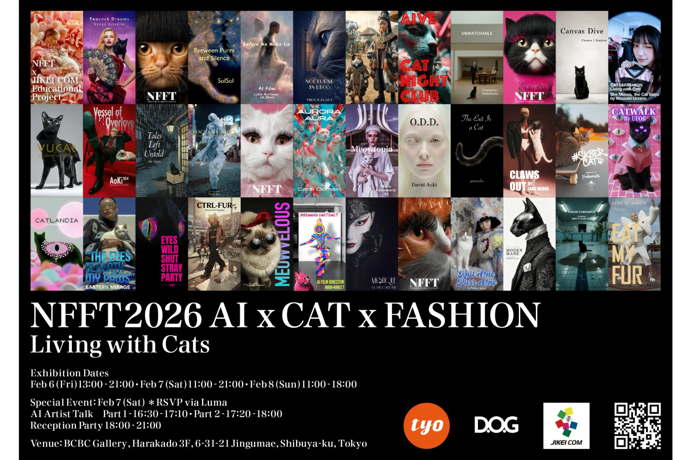 NFFT2026_AI x CAT x FASHION Living with Cats －ネコといる暮らし展－