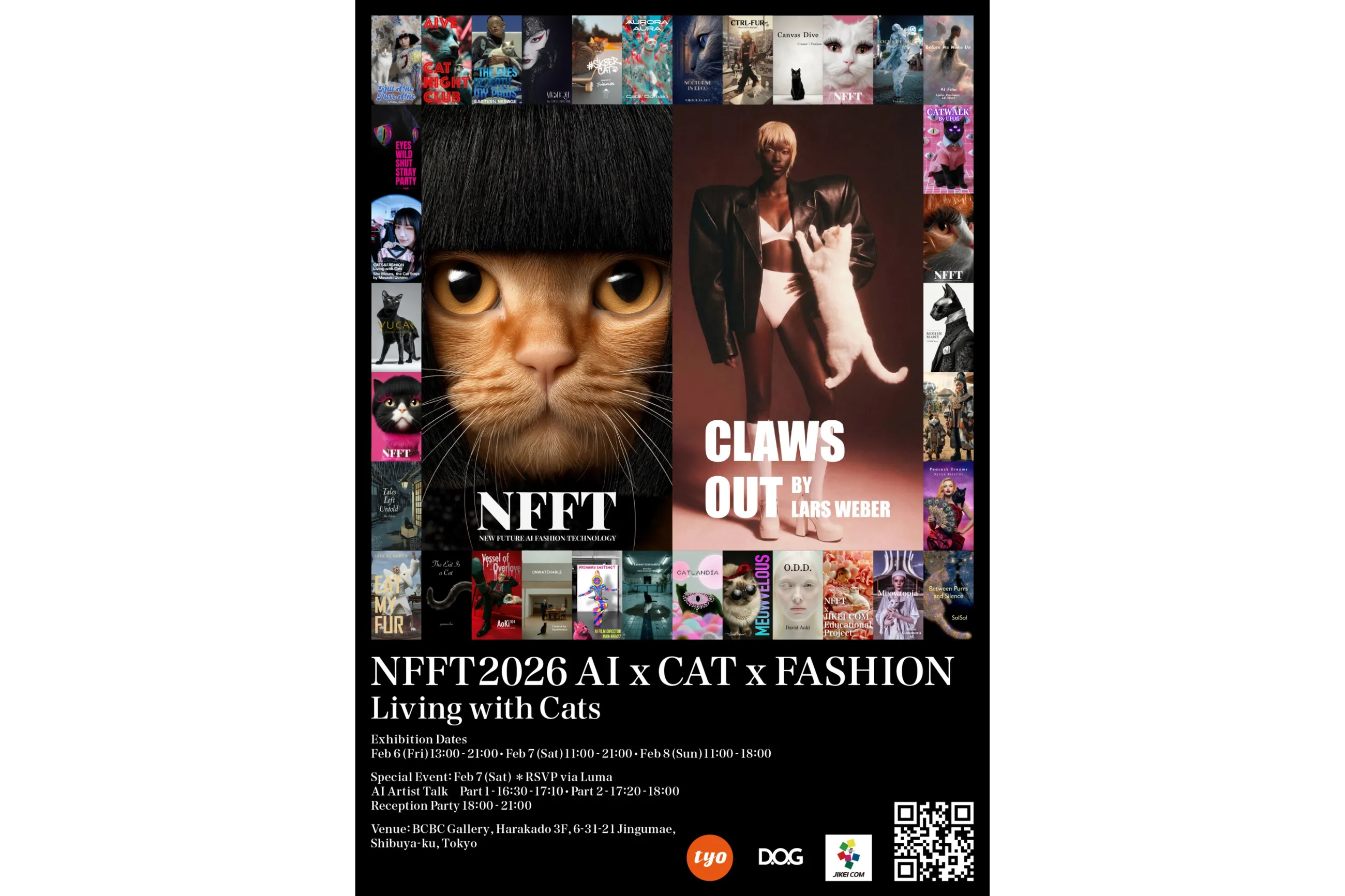 NFFT2026_AI x CAT x FASHION Living with Cats －ネコといる暮らし展－