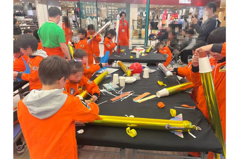 バルーンロケット作り