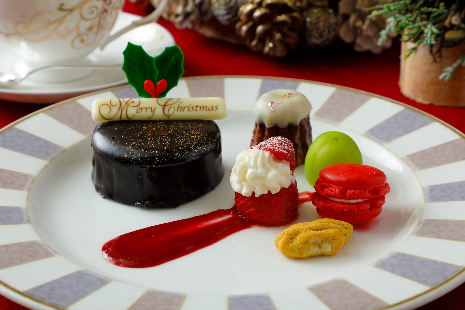 クリスマスアフタヌーンケーキセット～クリスマス期間限定ケーキを楽しむショートクルーズ～_1