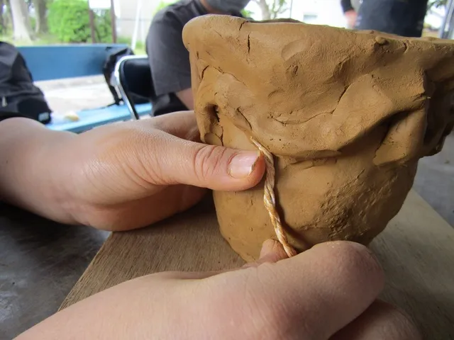 縄文土器作り体験教室