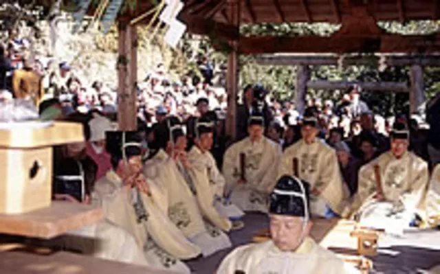 浄見原神社 国栖奏