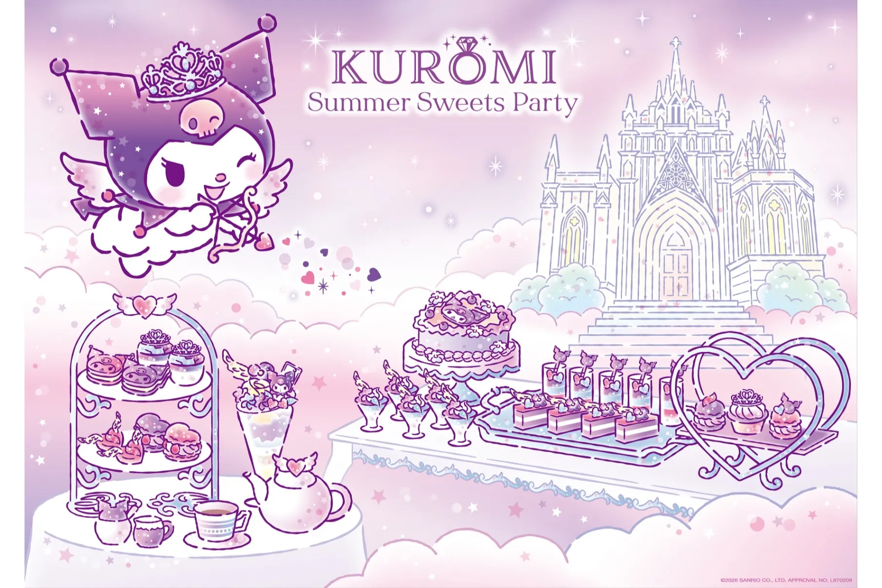 KUROMI Summer Sweets Party Afternoon Tea