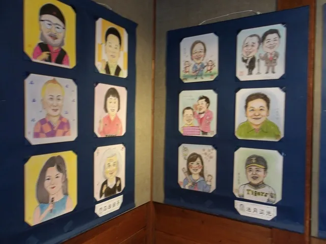 第8回有名人似顔絵100展