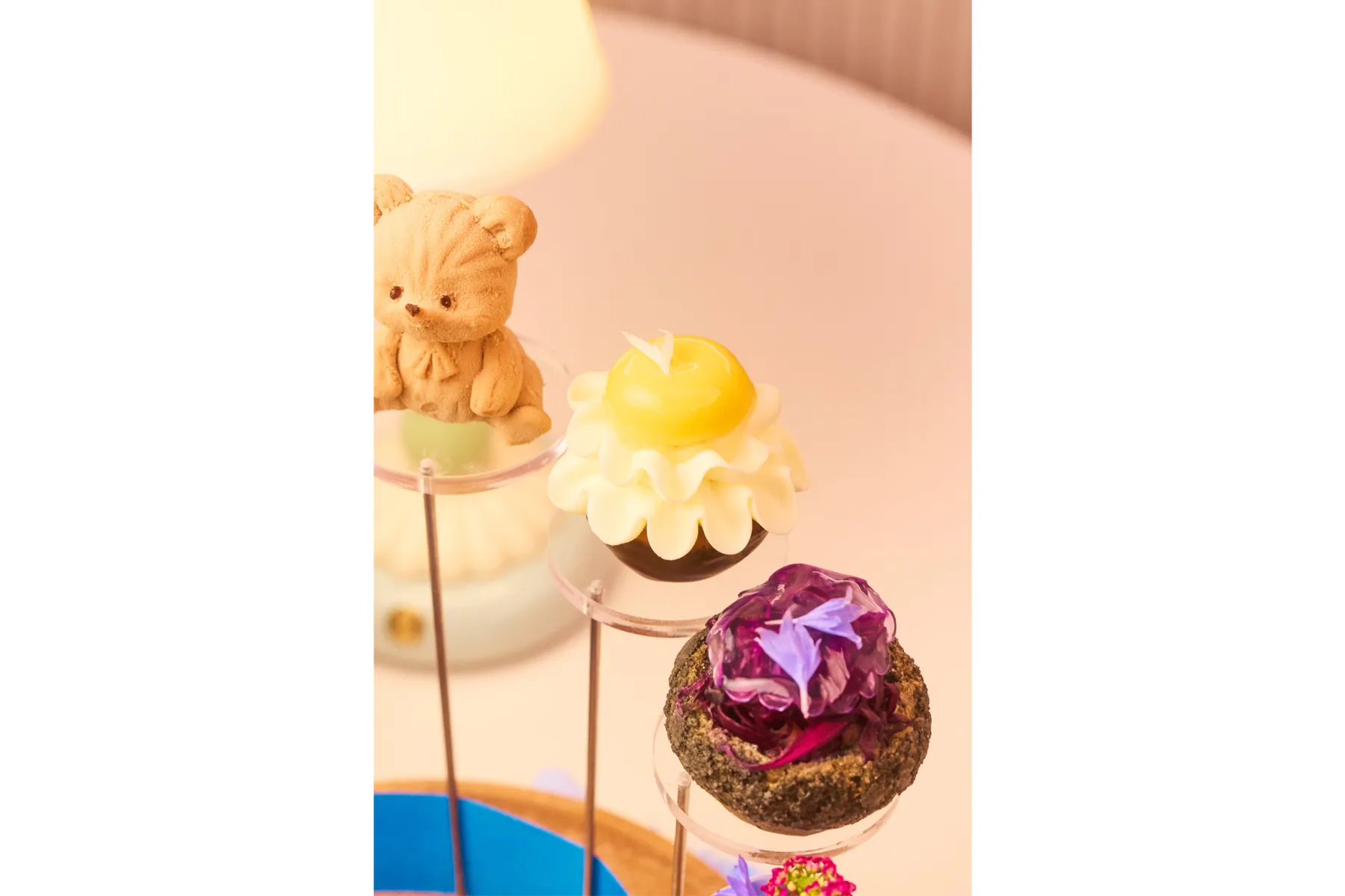 Celestial Blue Ribbon Afternoon Tea【 花と菓子 Puella】_10