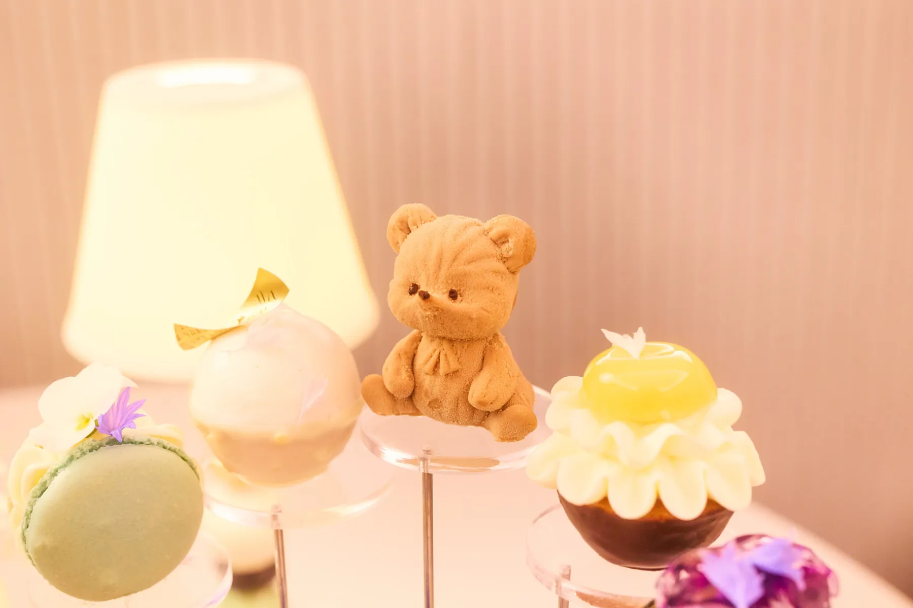 Celestial Blue Ribbon Afternoon Tea【 花と菓子 Puella】_4