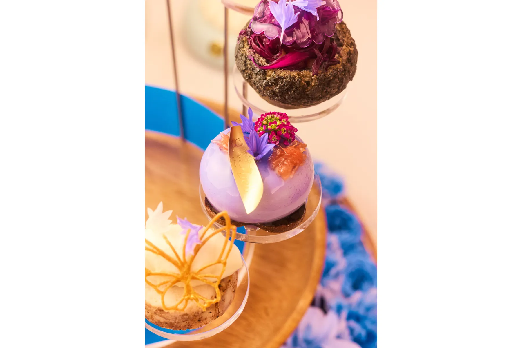Celestial Blue Ribbon Afternoon Tea【 花と菓子 Puella】_9