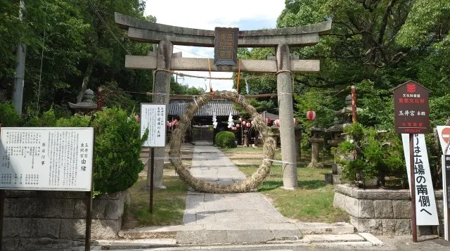 玉井宮東照宮　夏祭（輪くぐり）