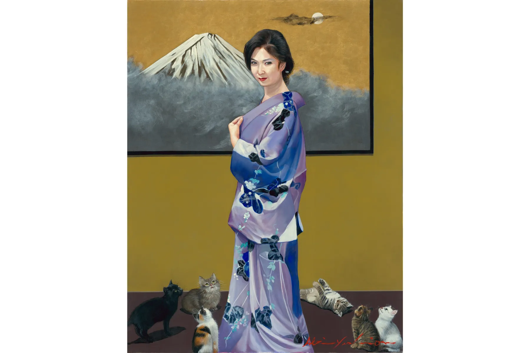 八代亜紀 アート展_3