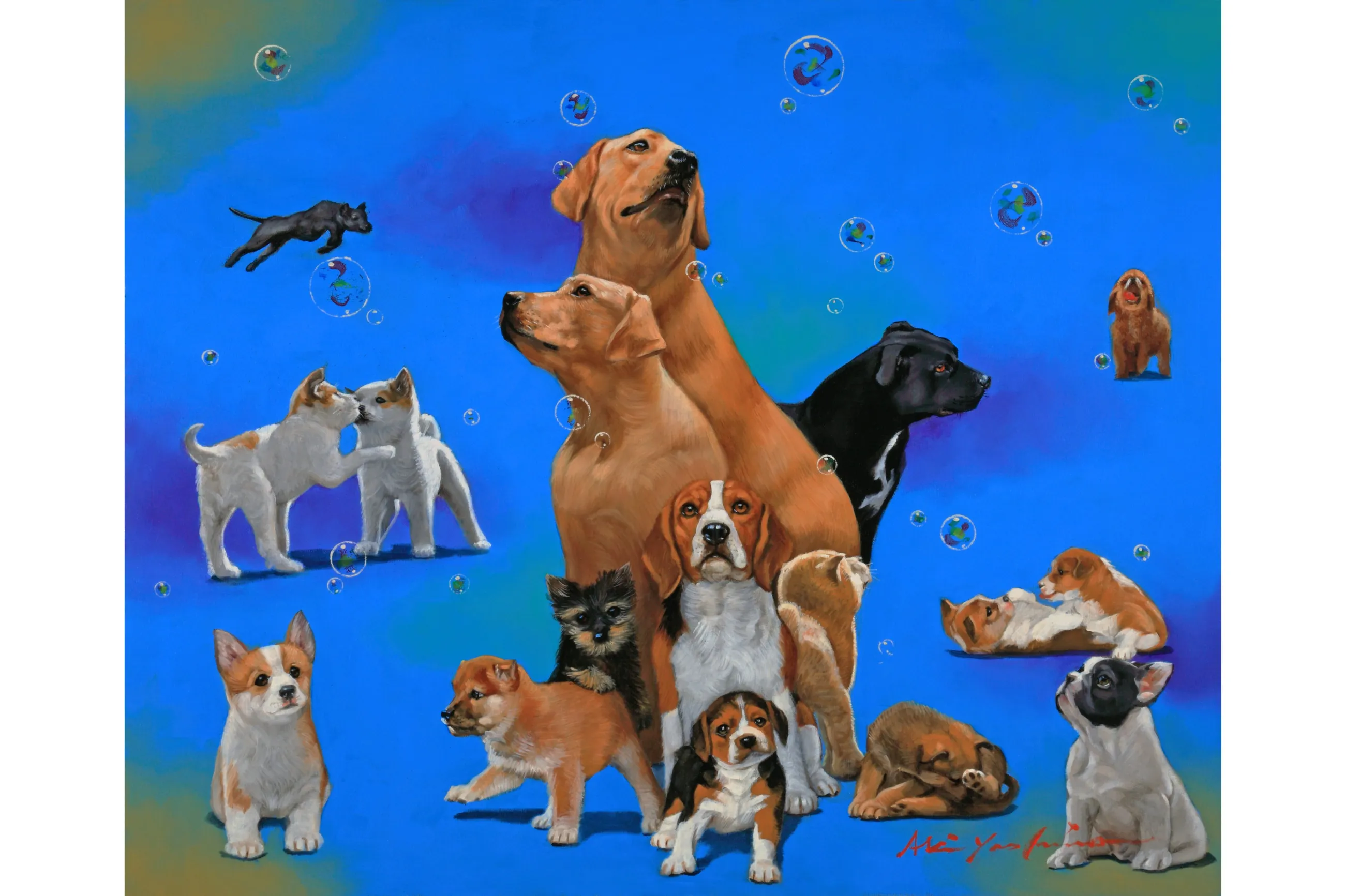 八代亜紀 アート展