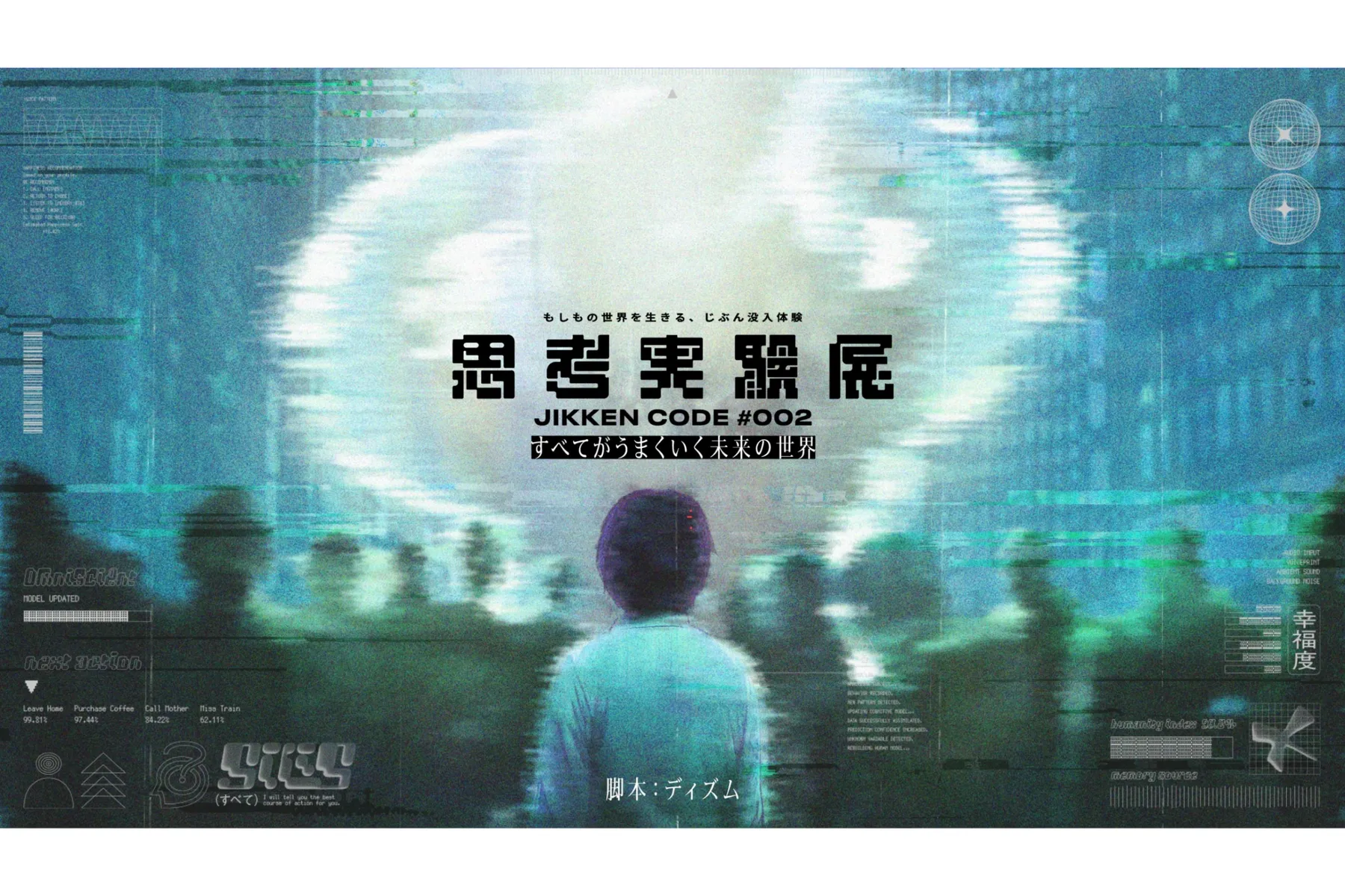 思考実験展 JIKKEN CODE  #002 ーすべてがうまくいく未来の世界ー_1