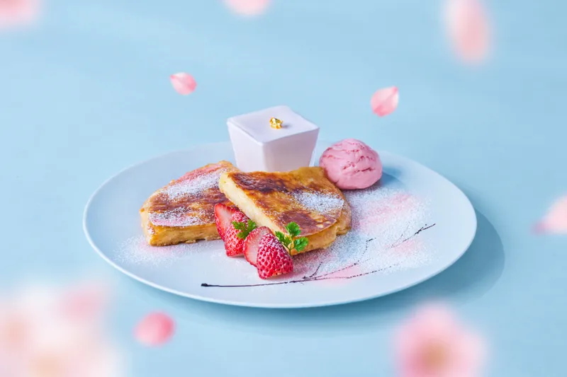 「桜といちごのミルフィーユパンケーキ」 2,600円（税込）