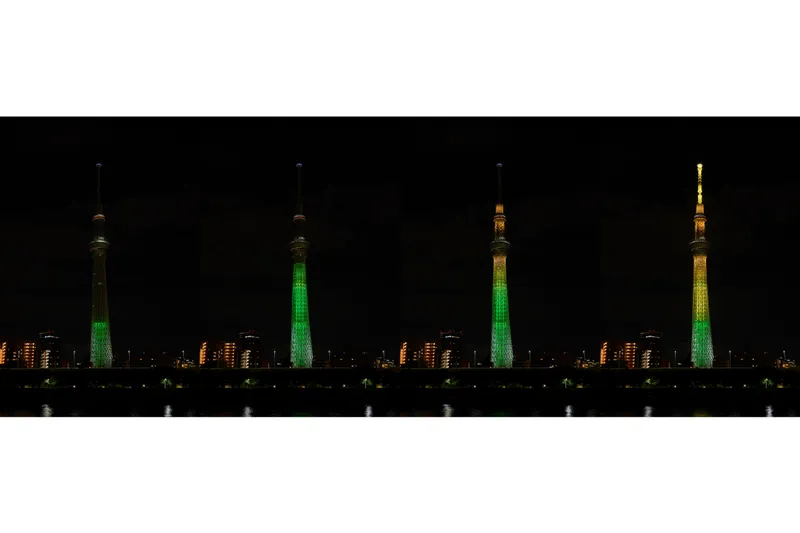 特別ライティング「向日葵」(イメージ)　©TOKYO-SKYTREE