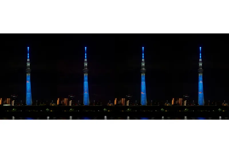 特別ライティング「金魚遊泳（およぐよきんぎょ）」(イメージ)　 ©TOKYO-SKYTREE