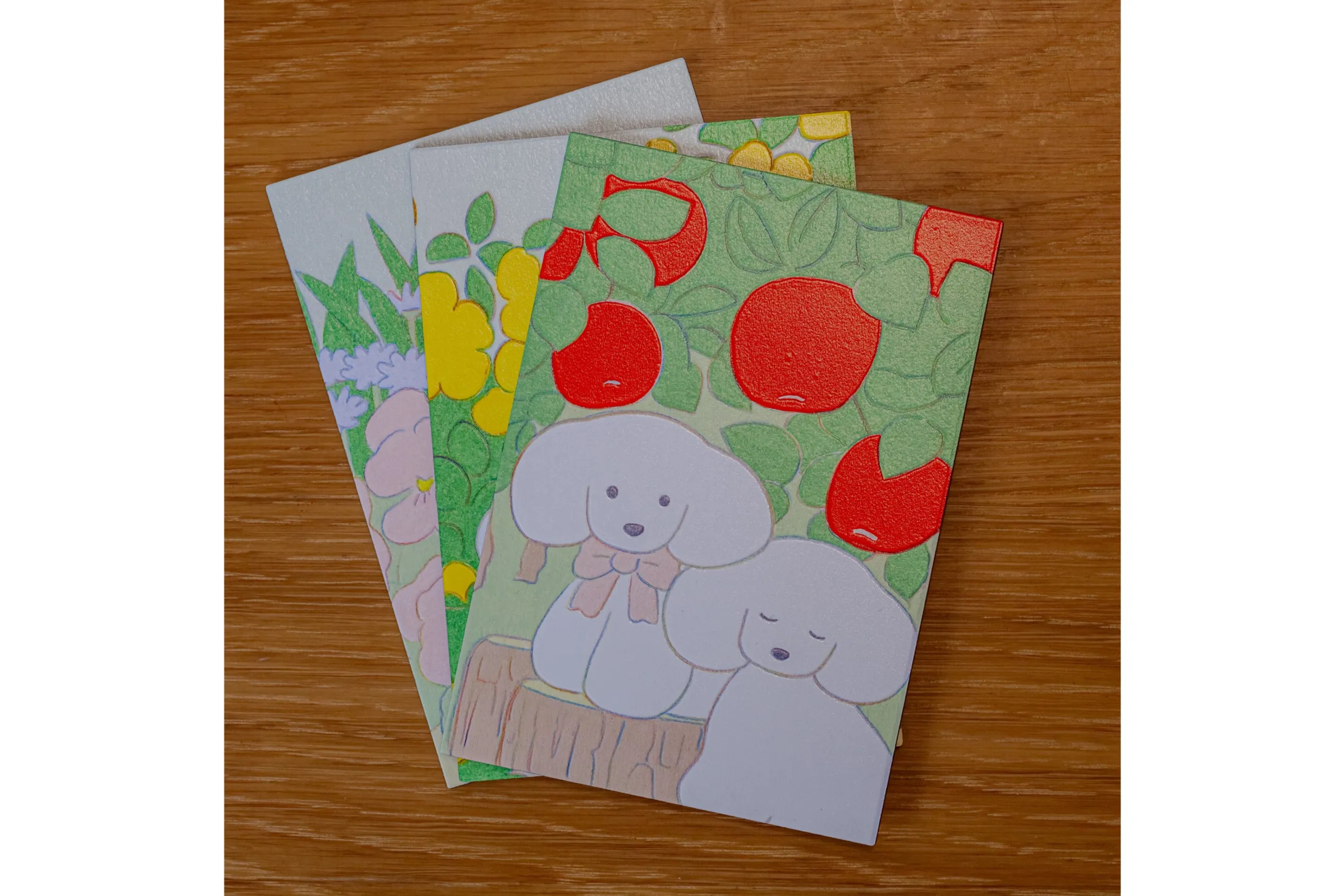 イラストレーターてらおかなつみ 犬の絵 原画展