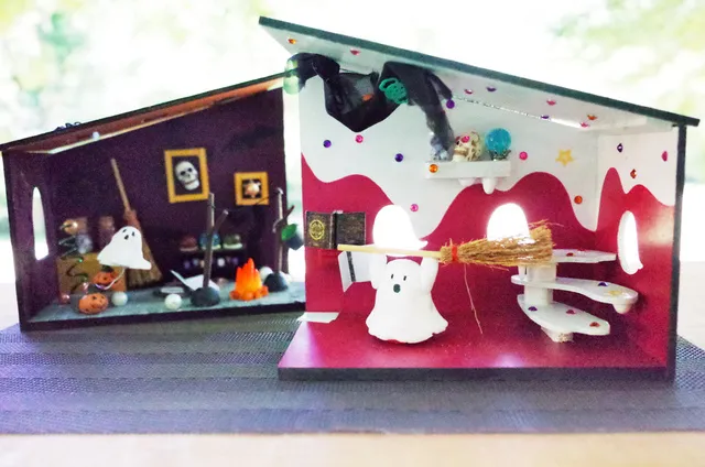 ハロウィン限定　木工クラフトメニュー「ハロウィンホラーハウス」
